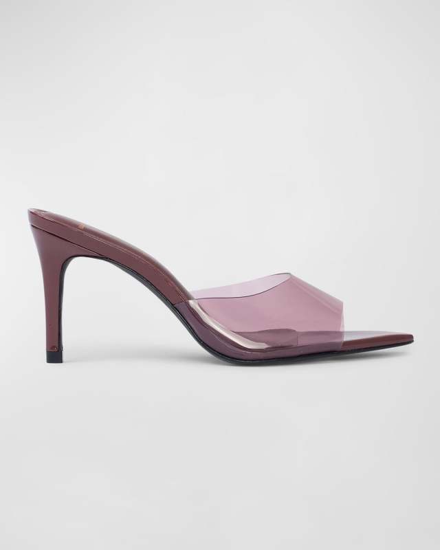 Belle Transparent Mule Sandals